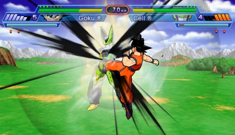 Dragon Ball Z Shin Budokai: Another Road screenshot 3 for PSP
